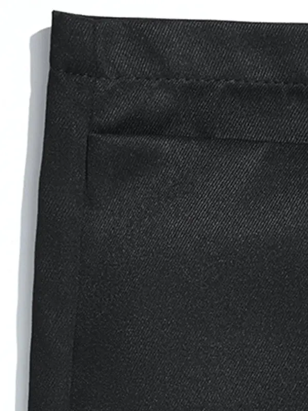Men's Solid Color Zipper Pocket Shorts, Regular Fit Casual Comfy Breathable Shorts for Summer, Men's Bottoms for Daily Wear 2