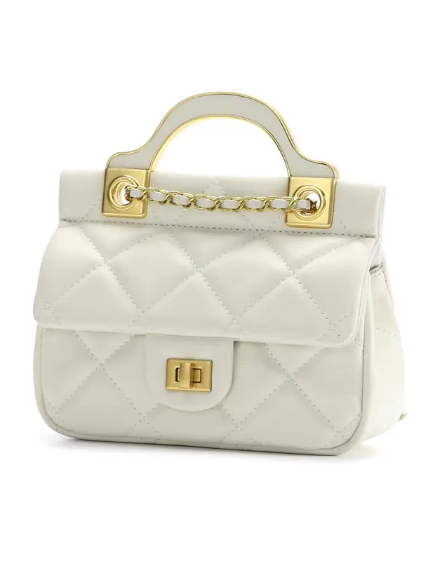 Women's Fashionable Plain Color  Quilted  Handbag, Casual Versatile Shoulder Bag for Daily Used, Trendy All-match Commuter Bag, Girl Fashionable Bag 8