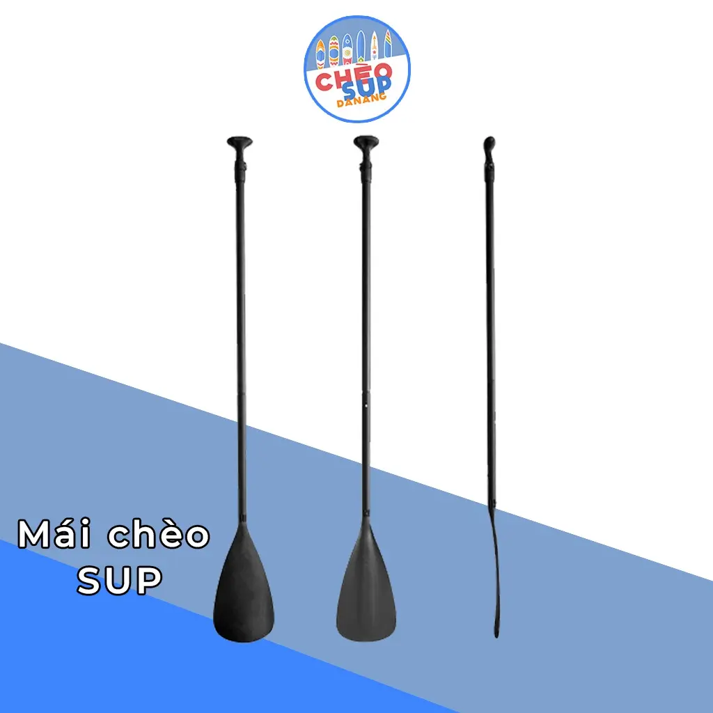 Mái chèo thuyền SUP 3 khúc nhôm 900 gram