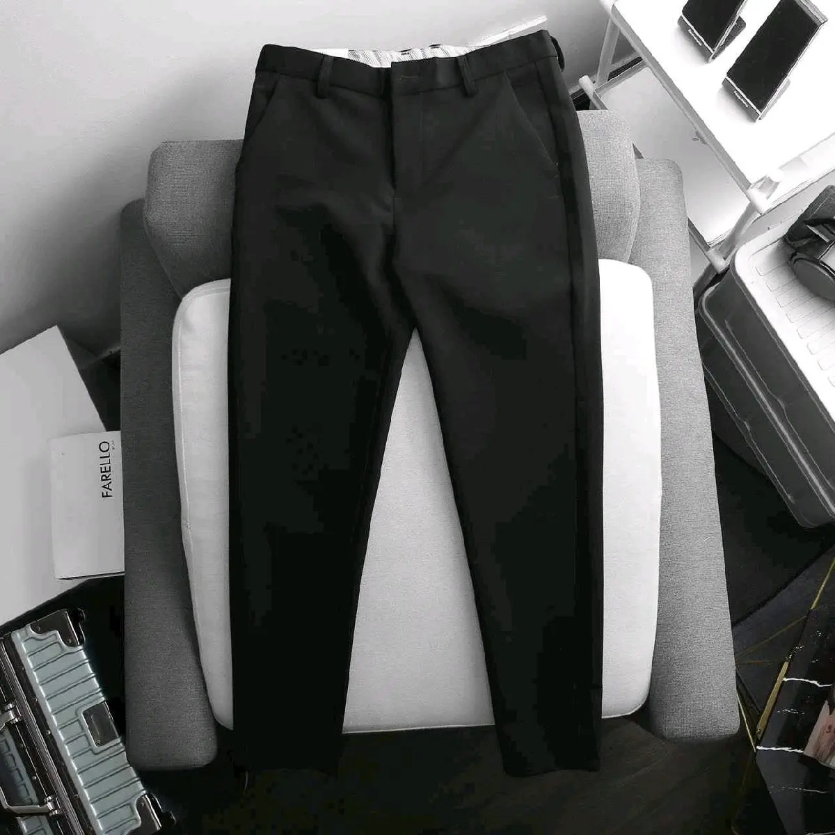 Quần dài tây âu nam co giãn 4 chiều size từ 45kg đến 120kg Menswear