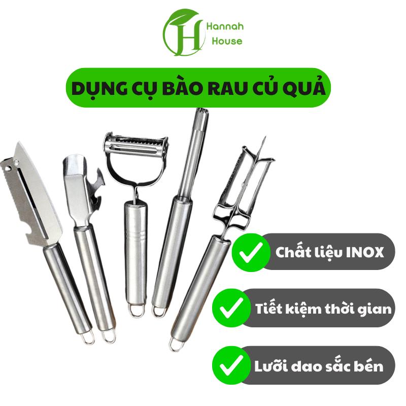 Bộ 5 dao bào rau, củ, quả đa năng, set dao gọt vỏ, bào sợi, đánh vảy cá chất liệu Inox bền bỉ, siêu bén tiện dụng máy  cắt cheese  grater