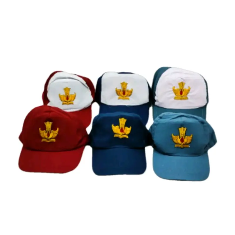 TOPI SEKOLAH CUSTOM NAMA TOPI SD SMP SMA PRAMUKA Bordir Fashion 4