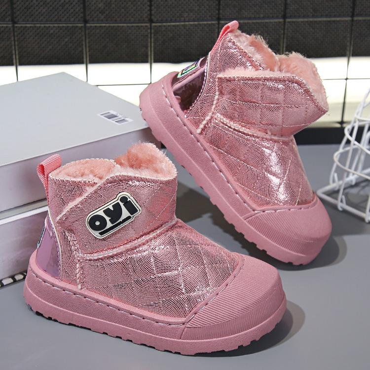 Product Introduction of JINTOHO Kids Winter Shoes Outdoor Warm Fur Boots Fashion Waterproof Girls Boots 21