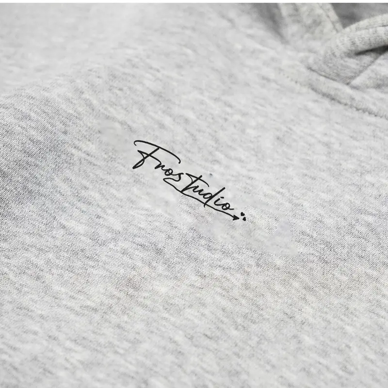 Áo hoodie unisex basic họa tiết in chữ  Frozen Infinity nam nữ mặc đều đẹp 2