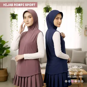 TERMURAH !!! Hijab Rompi Instan Daily Sporty Hijab Rompi Wanita Kerudung sporty Menutup dada