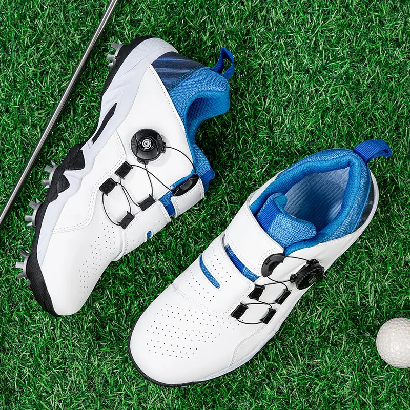 Giày Golf, Giày Thể Thao Chuyên Nghiệp, Chống Trượt, Hàng Có Sẵn Thời Trang Mới Nóng Bỏng, Dành Cho Nam Và Nữ, Thể Thao Đi Chơi, Chất Lượng Cao, Có Đinh Lấy, Thích Hợp Cho Các Tay Cầm Chuyên Nghiệp 0