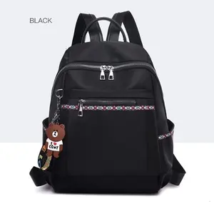 Tas Ransel Wanita/Tas Chibao/Tas Ransel Sekolah/Tas Ransel Wanita Hitam Kulit