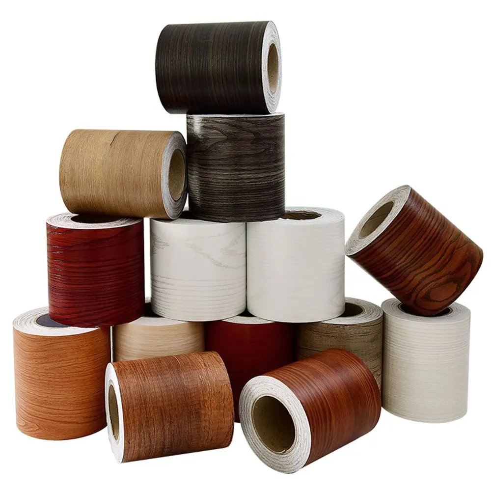 Home Decor Skirting Line Waterproof Vinyl Decals Baseboard Wood Wall Border Stickers Waist Line Wallpaper