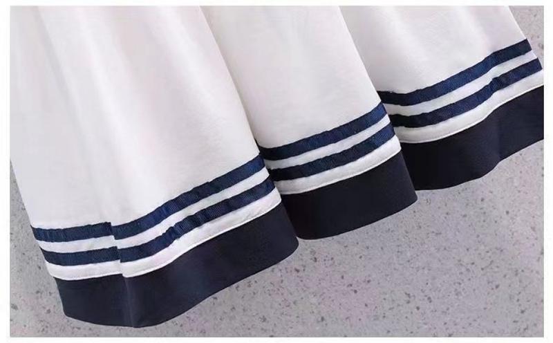 Product Introduction of Trang Phục Mùa Hè Cho Bé Gái, Phong Cách Hàn Quốc, Váy Dài Trung Bình Cổ Navy, Phong Cách Đại Dương Người Nổi Tiếng Trên Internet, Váy Công Chúa, Thích Hợp Cho Bé Gái Và Trẻ Em, Phong Cách Preppy, Năm 2025 16