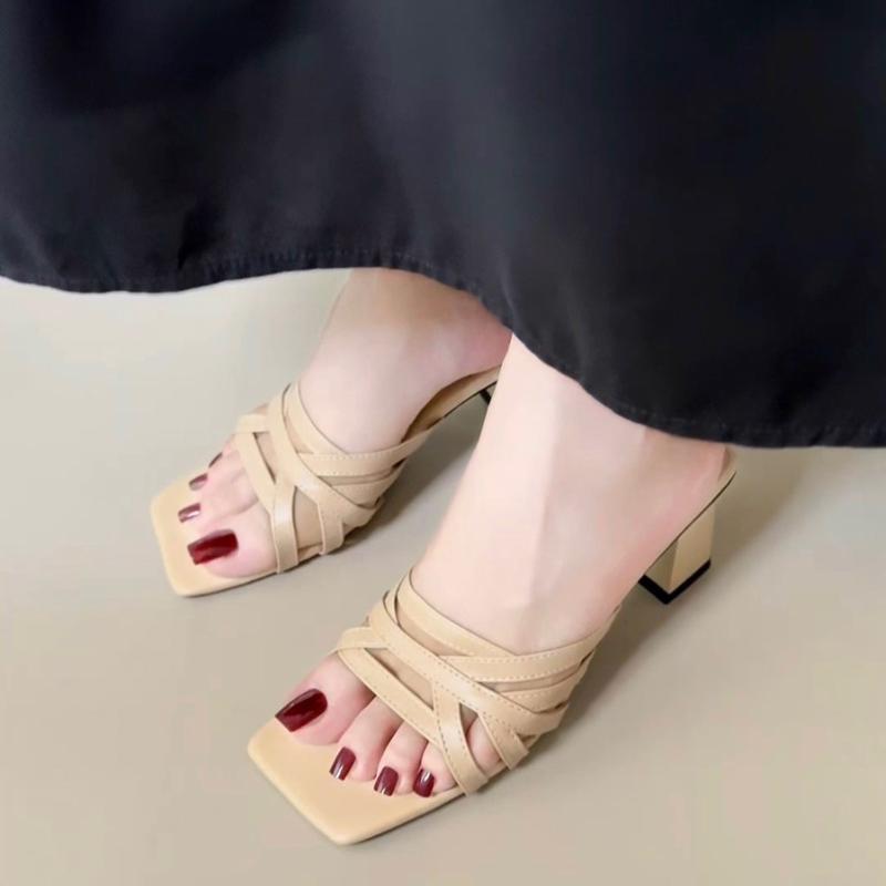  Gót xăng đan nữ kiểu dáng dịu dàng,dễ thương HOT TREND 2024 MA 015 phong cách HÀN QUỐC DéP Nhung 