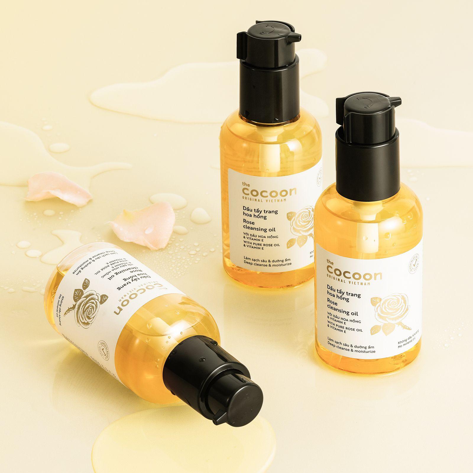 Hình ảnh COMBO 1 Dầu tẩy trang Hoa Hồng Cocoon 140ml + 1 Mặt nạ nghệ Hưng Yên 30ml 4