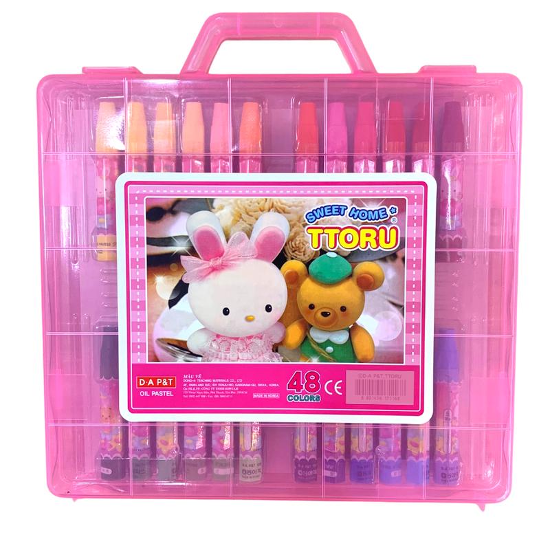 Hộp 48 Cây Bút Sáp Dầu TTORU 48 Màu D.A P&T Hàn Quốc - VPP Học Sinh Store