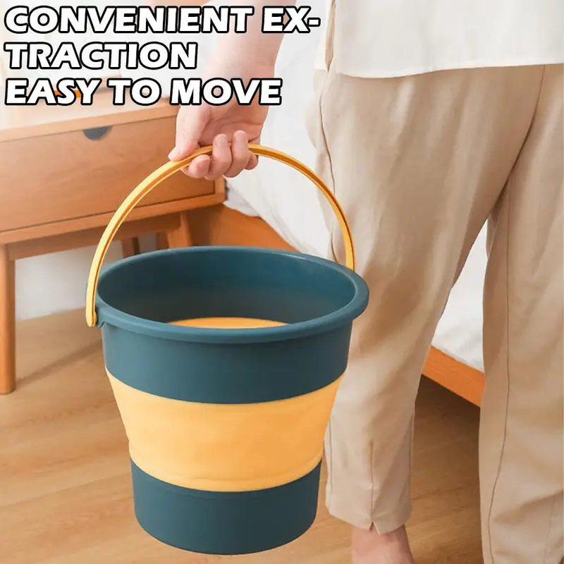 Xô Nước Gấp Gọn, Tiện Lợi Ngoài Trời, Xô Phong Cách Du Lịch, Xô Câu Cá, Xô Gấp Nước, K8U5 5