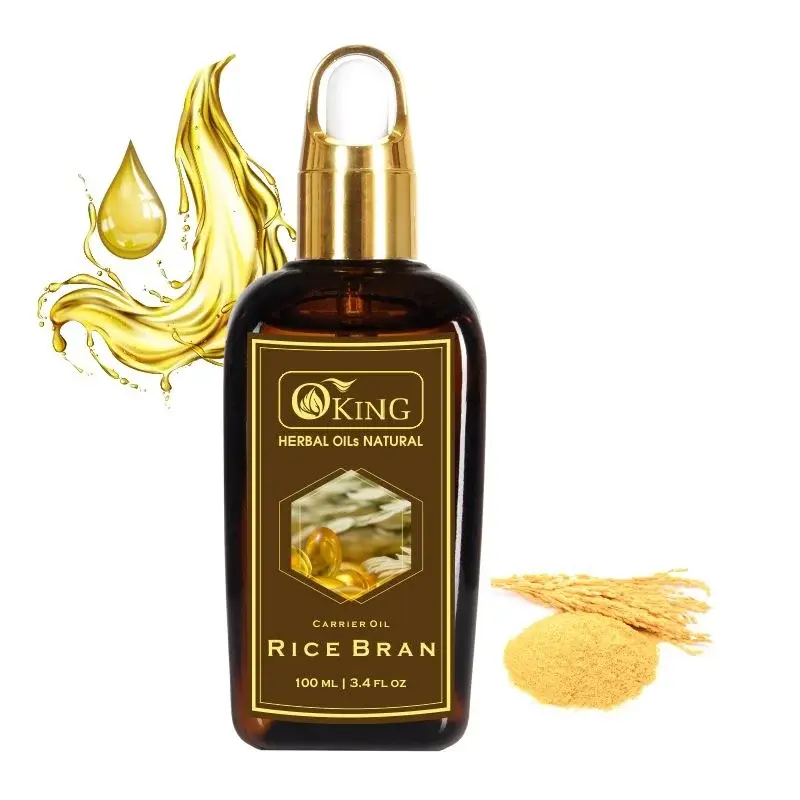 Dầu Cám gạo nguyên chất (Rice Bran) 100ml Cấp nước Da khô Da nhạy cảm Không chứa cồn Skincare Nữ Women Serum Nho 0