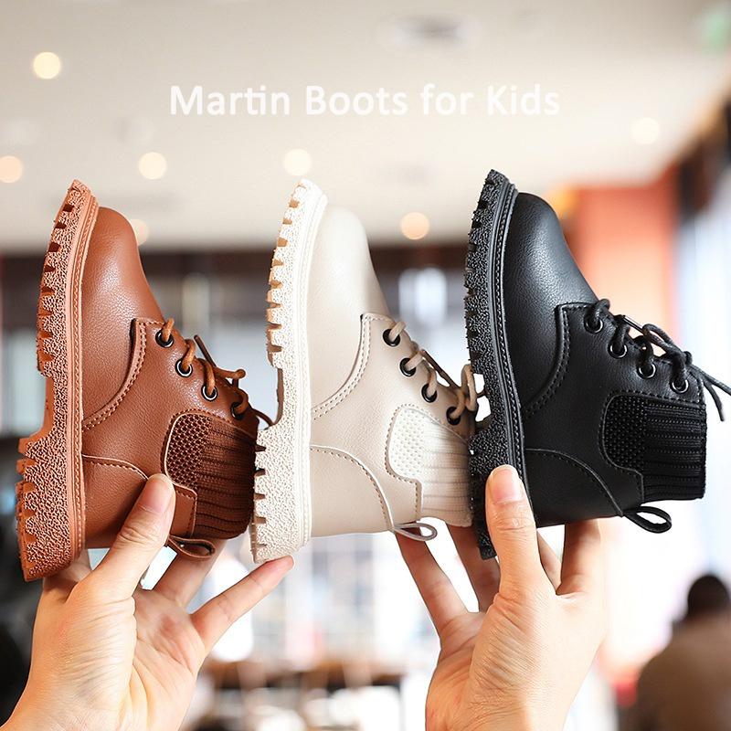 Product Introduction of SENMA Black Boots For Kids Girls School Shoes Fashion Rubber Shoes Korean Style Martin Boots For Baby Girl 13