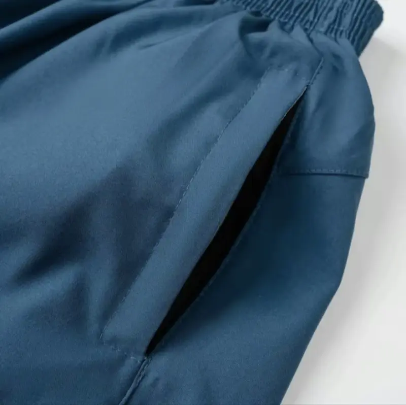 Combo 4 quần short nam , quần lửng , quần đùi chất liệu gió lụa co dãn thoáng mát có dây rút Có Túi Menswear quầnkhôngnước 4