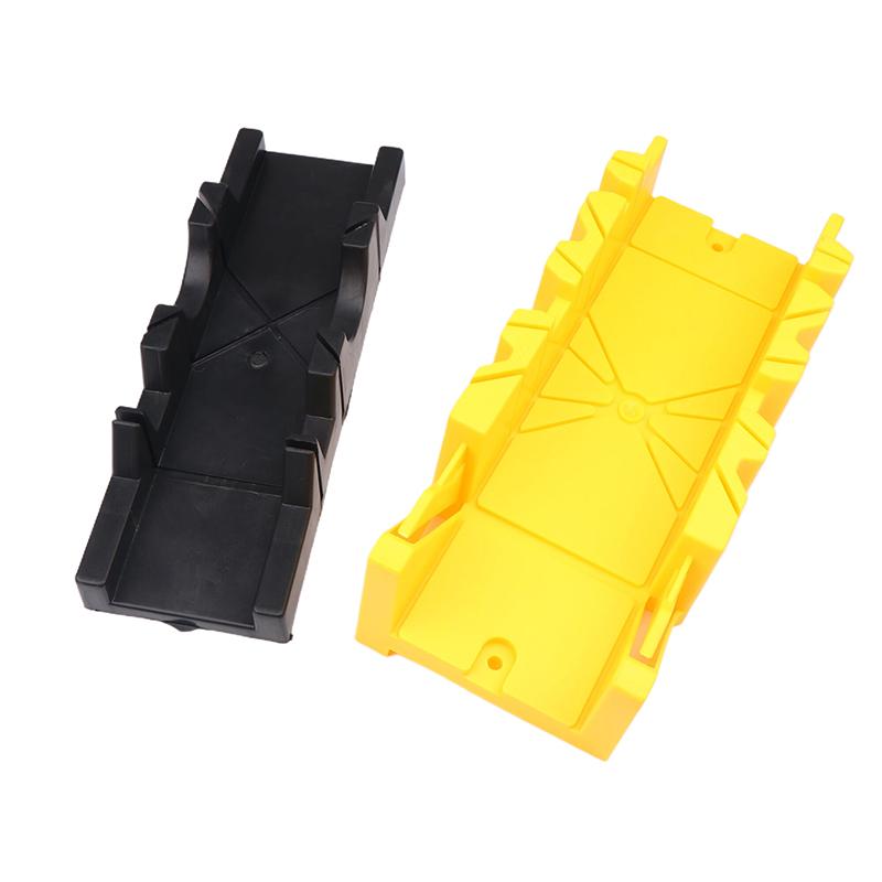 Product Introduction of 1Pc 45/90 Degree 1pcs Wood Cutting Clamping Miter Saw Box Woodworking Angle Cutting For Carpenter Gypsum Oblique Cutting Tool 20