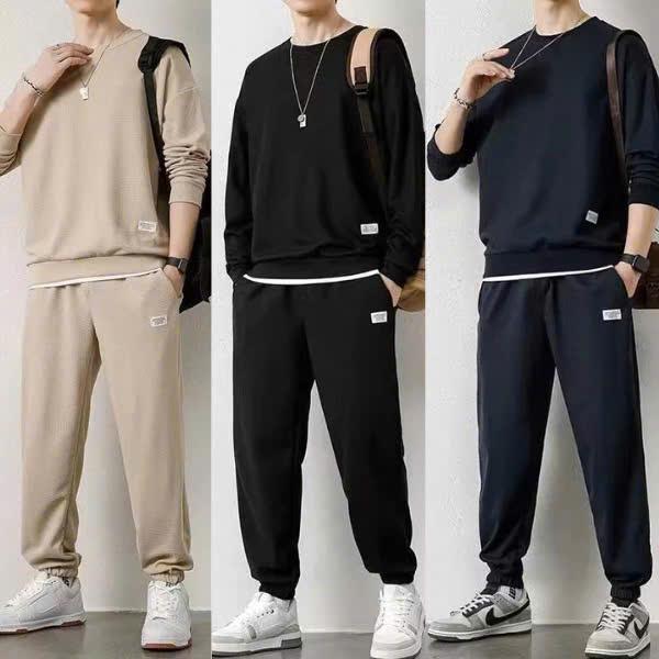 Sét bộ thu đông unisex chất tô ong lyer mềm min từ 40-85kg Nam Nam Áo Menswear 0