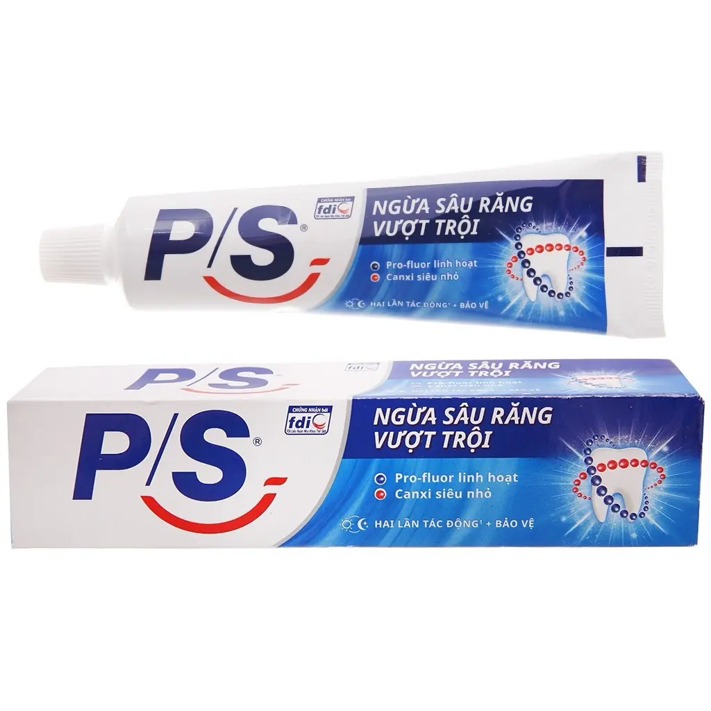 Kem đánh răng P/S ngừa sâu răng vượt trội 180-230g