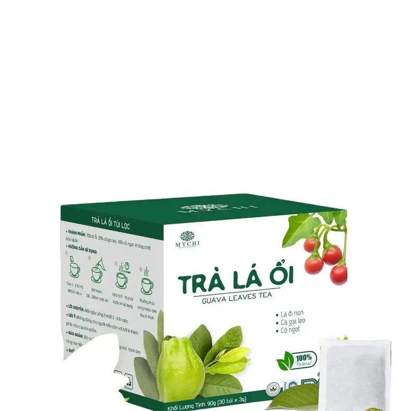 Trà lá ổi túi lộc mychi 1 hộp 30 gói Nước Trà Tea Chè 3