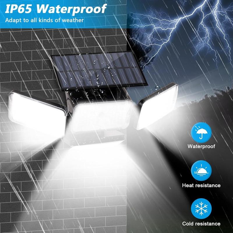 Product Introduction of Bright Solar LED Lights, Motion-Sensor Outdoor Lamp, Waterproof 4 Adjustable Modes Wall LED Light With Remote Control, Solar Lights Outdoor Wall Light for Garden Patio Yard Garage 16