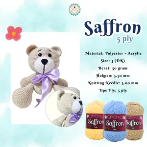 KATALOG - Benang Rajut Saffron 5 Ply / Crochet Knitting Yarn - Part 1