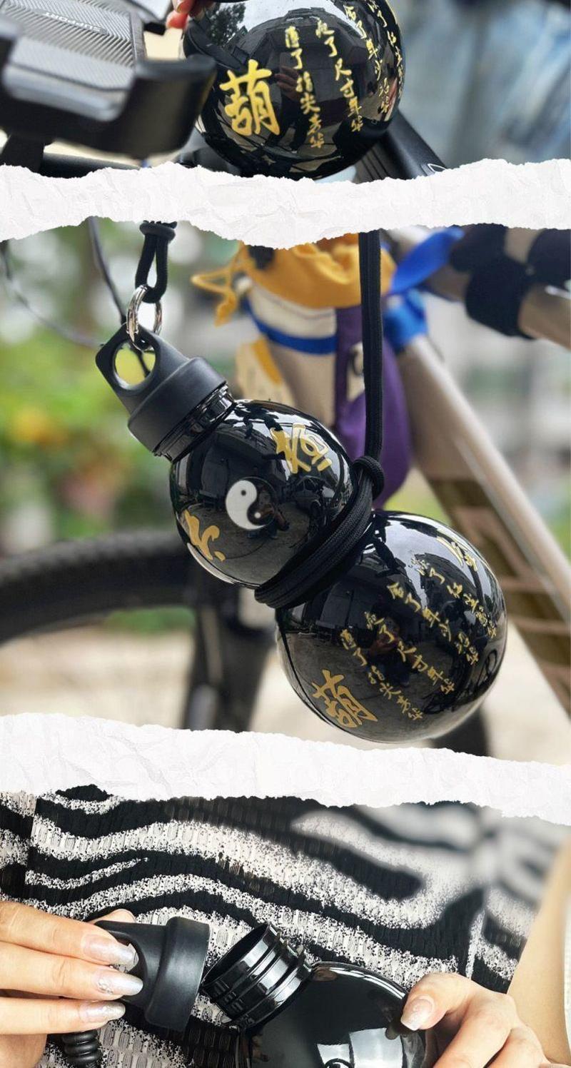 Product Introduction of New Black Myth Portable Wine Gourd Large Capacity High Temperature Resistant Drop-Proof Hot Sale Drop-Proof Wine Flask Portable Carrying Water Bottle 3