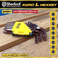 Gambar Kunci L Bintang Non Tamper Set 9 Pcs Original Sherlock - Kunci L Tory Set Non Tamper Sherlock dari Cedaph Kab. Tangerang 5 Tokopedia