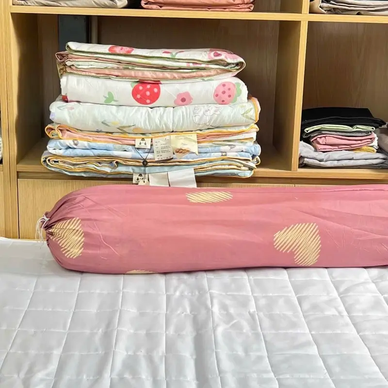 Vỏ gối ôm kích thước 35x100cm cotton poly , vỏ gối ôm họa tiết xinh 7
