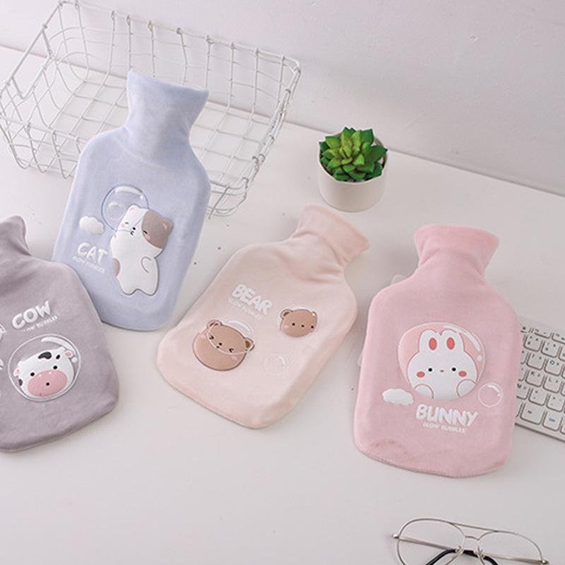 Túi chườm vải nhung 2 lớp có thể tháo rời Hl019 nóng lạnh giảm đau bụng kinh