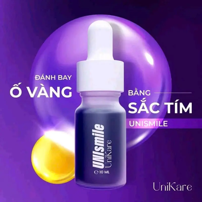 Serum Trắng Răng UNIsmile & Serum Unikare Cải Thiện Răng Vàng ( 1 Chai ) 2