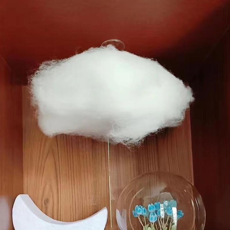 Product Introduction of Wedding Cotton Cloud Decoration,Artificial White Cotton Decoration Props Props,Simulate 32