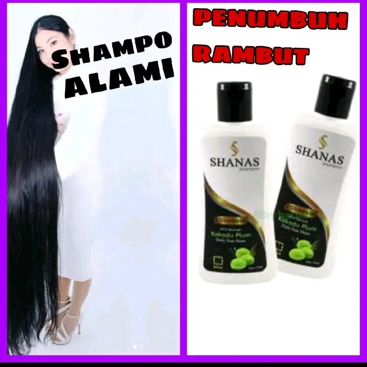 PAKET HEMAT PEMANJANG RAMBUT 2 BOTOL SHANAS SHAMPO ORIGINAL PROMO
