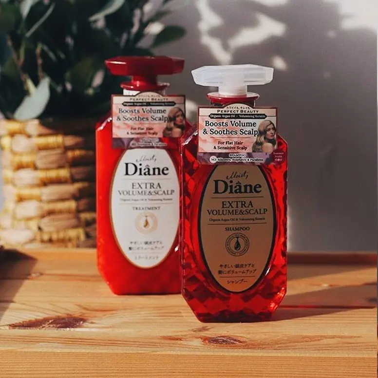 Dầu Gội-Xả Chống Rụng& Làm Phồng Tóc Moist Diane Extra Volume&Calp