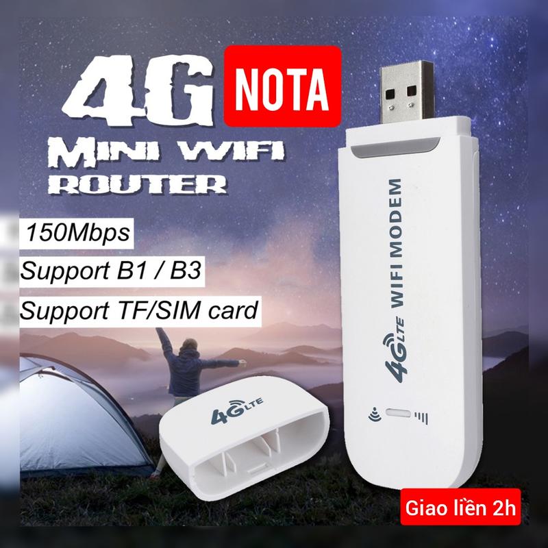 USB phát WiFi 4G DCOM phát WIFI 3G 4G TỐC ĐỘ 150Mbps GIÁ RẺ - Usb 4G LTE dongle phát wifi chuẩn N từ Sim 4G