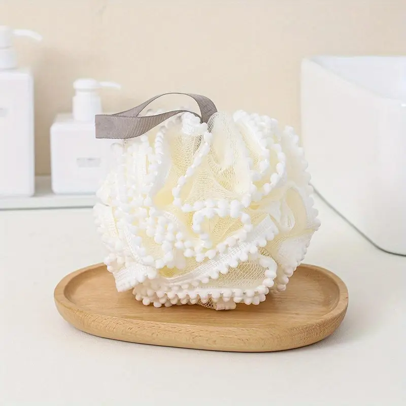 Cute Soft Shower Sponge, 1 Count Keratin Removing Shower Sponge, Essential Bathroom Accessory for Home Use, Personal 2