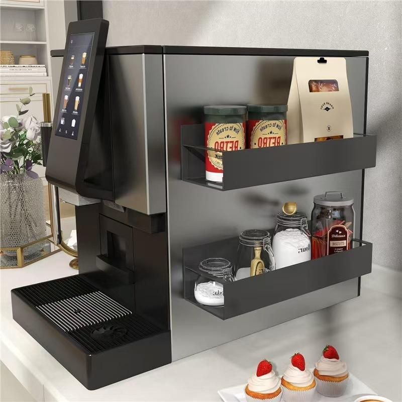 Product Introduction of Magnetic Spice Storage Rack, 2 Counts Magnetic Spice Storage Rack, Space Saving Kitchen Storage Organizer for Refrigerator & Oven 5