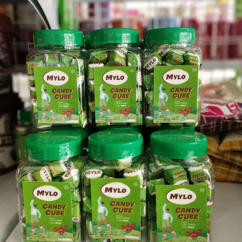 Mylo Candy Cube Isi 50pcs Cemilan Snacks Toples Food 0