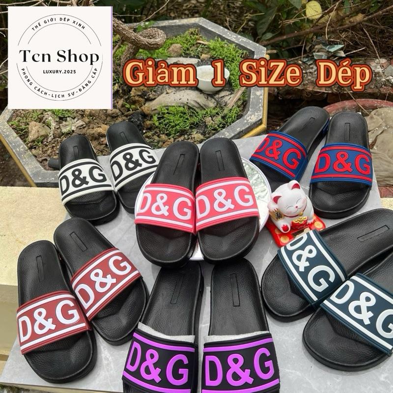 [ Mã DG ] Xưởng bán trực tiếp Dép lê Nam D Và G Đế cao su 1 lớp có chữ in nổi màu đen chữ qoanh viền 7 màu phối đồ cực chất thêm size 36 đến 44 phù hợp mọi lứa tuổi Slipper DéP Nam da đg Nhung Jean