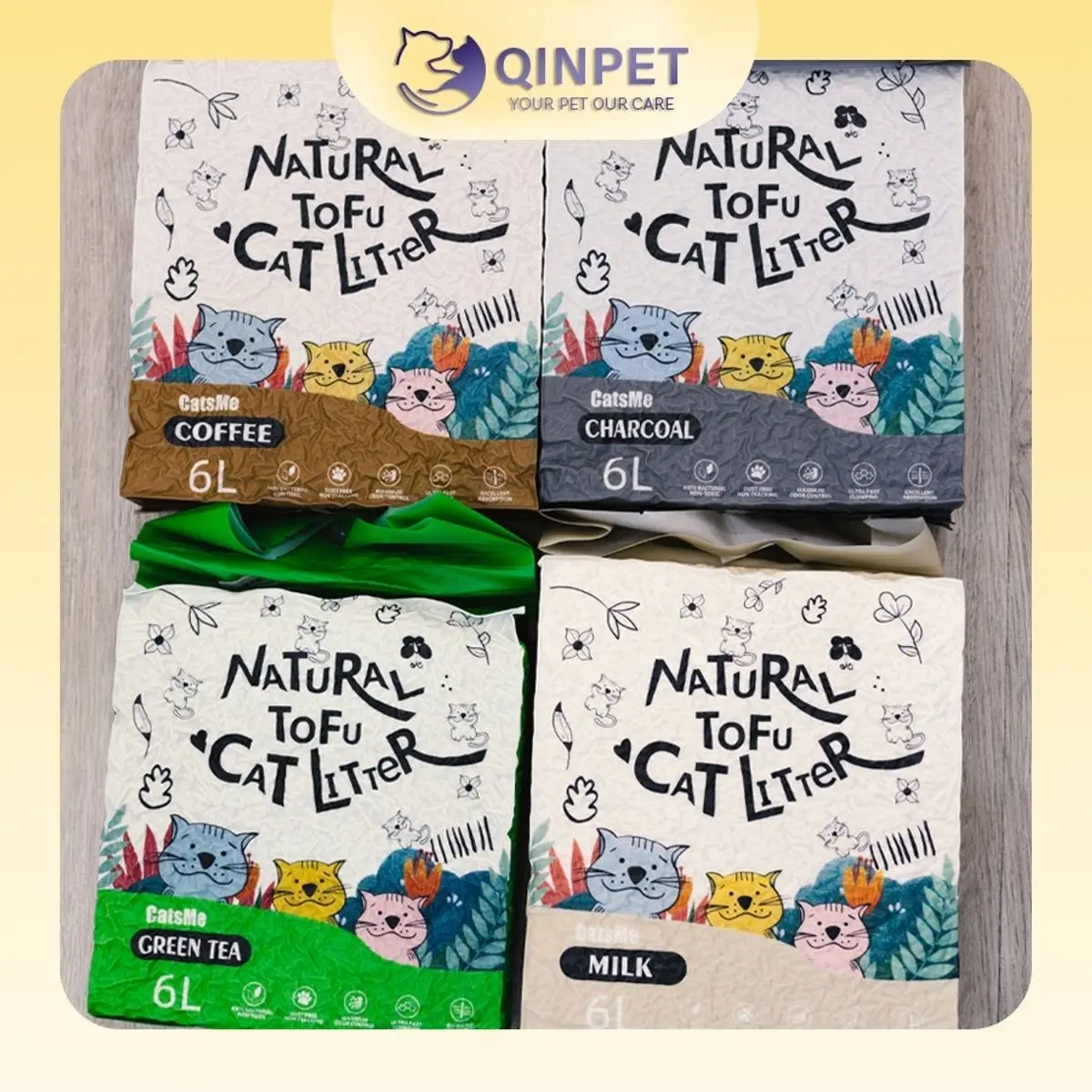 Cát vệ sinh cho mèo - Cát Đậu Nành | Cát TOFU 6L