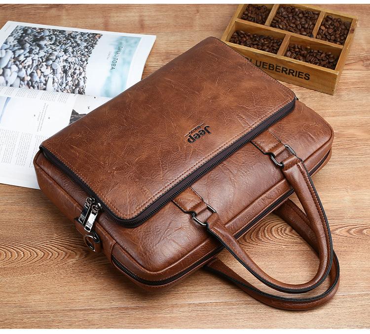 Product Introduction of Cặp Tài Liệu Công Sở, Túi Nam, Túi Xách Đeo Ngang, Túi Đeo Vai Thường Ngày Túi Messenger Phù Hợp Với Nam Giới 16