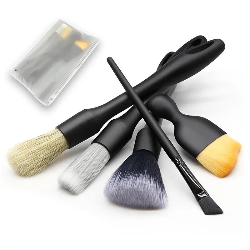 Car Detail Brush Set, Multifunctional Car Interior Cleaning Brush, Professional Car Interior Cleaning Tool, Car Wash Accessories 0