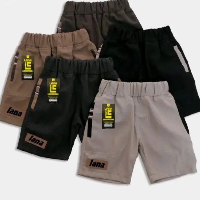 (TERBARU) PAKET HEMAT 100RB/5PCS CELANA PENDEK ANAK 1-12ATAHUN BAHAN DRILL NON STRETCH 0