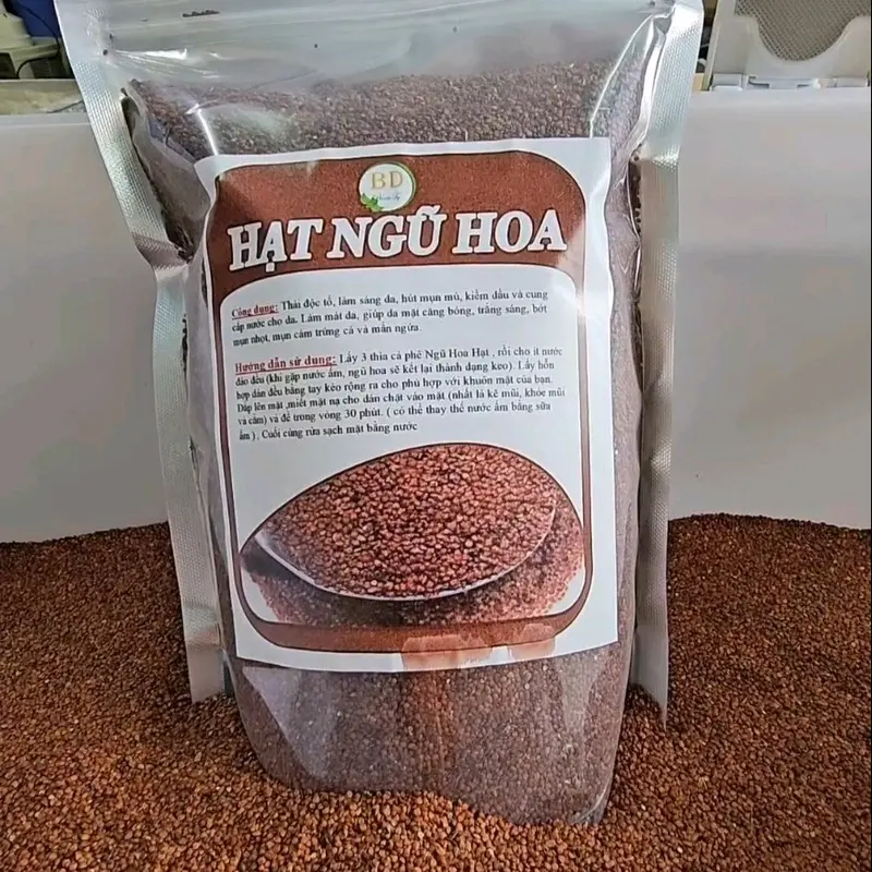 [Combo 1kg] 500g MẶT NẠ  HẠT NGŨ HOA và 500g NGŨ HOA XAY NHUYỄN giảm mụn, thâm, nám Dưỡng Ẩm Da Đắp Mặt Làm Đẹp Da 5