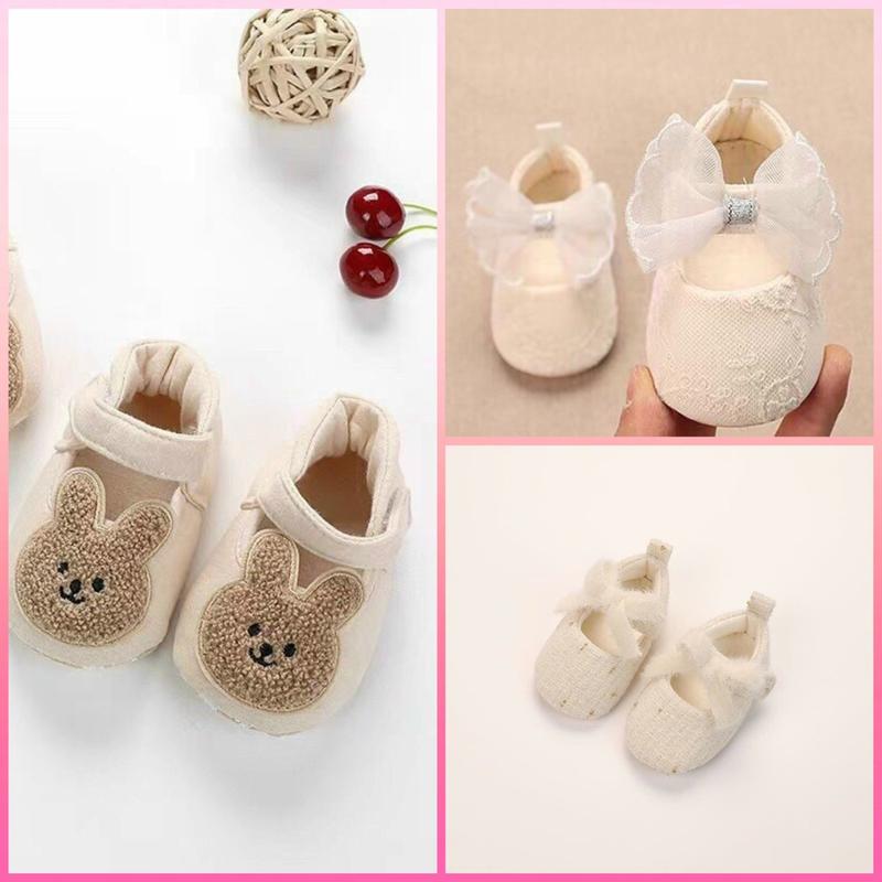 Giày vải mềm phong cách hàn cho bé gái sơ sinh -18 tháng
