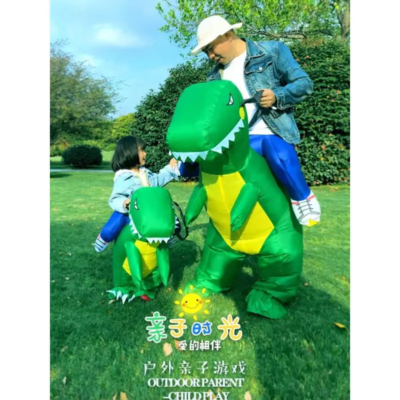[HỎA TỐC] Trang phục hóa trang Khủng Long T-Rex cho bé trai bé gái Động vật bơm hơi Halloween 1
