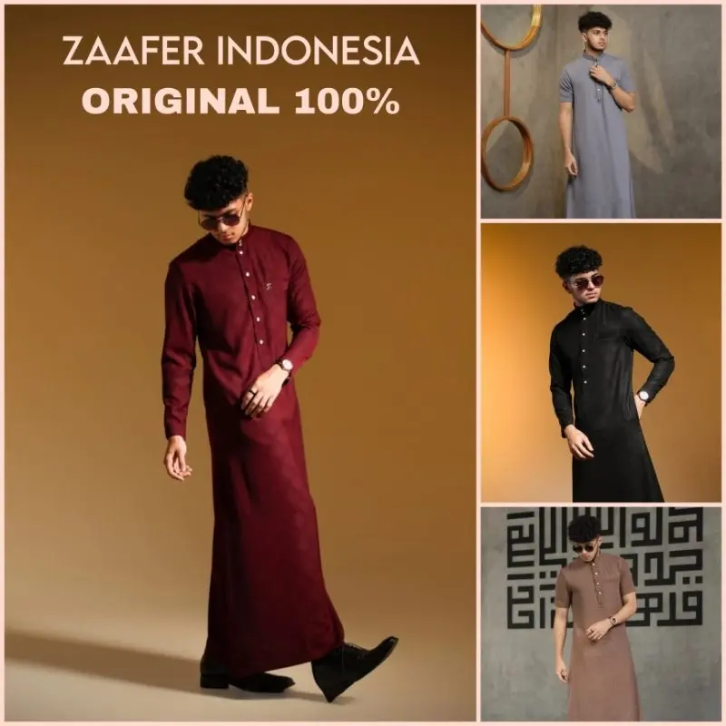 [ORIGINAL 100%] Jubah ZAAFER INDONESIA ORIGINAL 100% | Jubah Zaafer | Koko Zafeer | Koko Ozlem | Jubah Basic Exclusive Non Stretch | Jubah Simphony | Jubah Okan | Jubah Ogren | Jubah Maze | Wearing Klamby Hailey Tunic Takabonerate Series Wearing KLAMBY