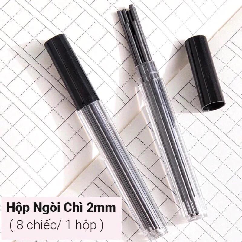 Combo 10 hộp 80 ngòi ngòi bút chì 2B 2mm cho bút chì cá heo - Tiệm cam cam