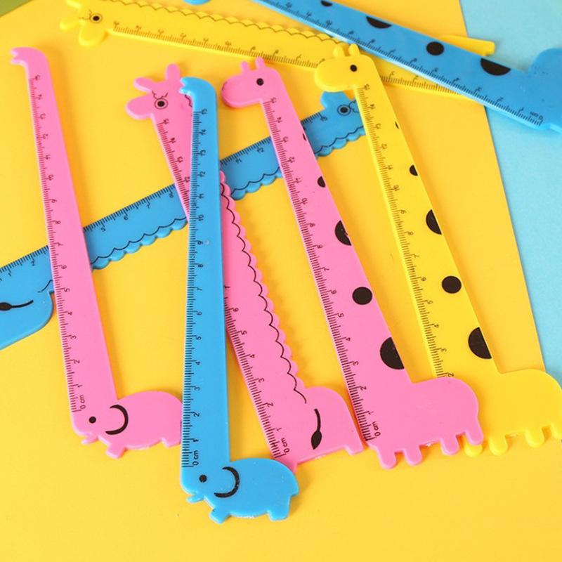  Thước Dòng Hươu Cao Cổ 15Cm 1 Cái Màu Ngẫu Nhiên Dễ Thương Sáng Tạo Văn Phòng Phẩm Học Sinh Trường Học Văn Phòng Đồ Dùng Văn Phòng Phẩm 