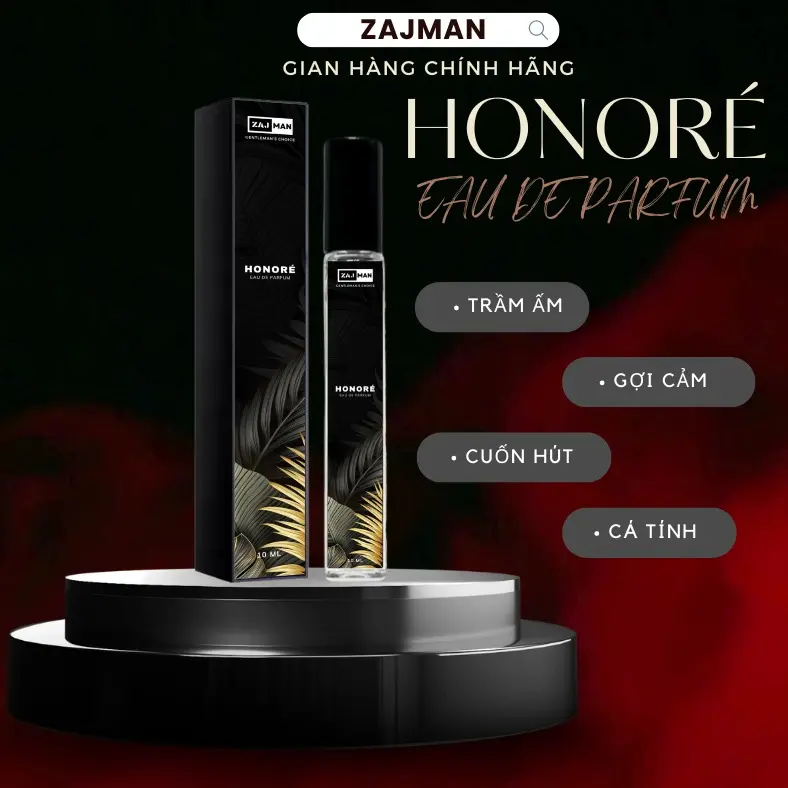 [COMBO BLACKBOY] 3 Chai Nước Hoa Nam Perfume (10ml) Honoré, La-verne, Adélard Lưu Hương 6 Đến 8 Giờ - Hàng Chính Hãng ZAJMAN Cosmetic Xịt Thơm 4